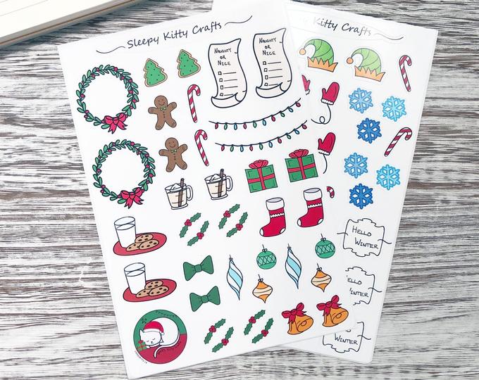 Holiday And Christmas Stickers
