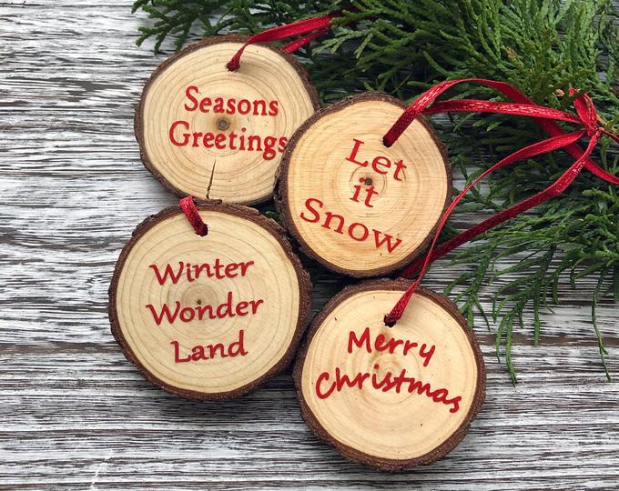 Handmade Wooden Christmas Ornaments